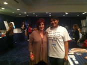 Author Rachel in the OC and BiblioCrunch CEO Miral Sattar