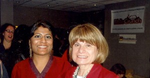Miral Sattar with BiblioCrunch Author/Publishers Deb Chase