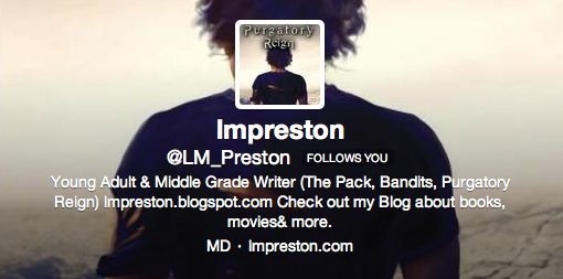 LM Preston Twitter Page