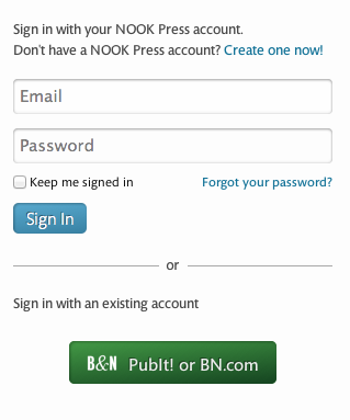 NookPress Login